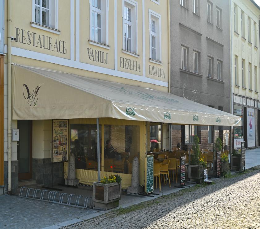 restaurace v historickém centru města