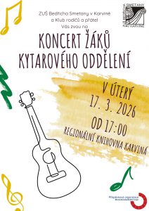 Koncert kytarového oddělení ZUŠ Bedřicha Smetany v Karviné