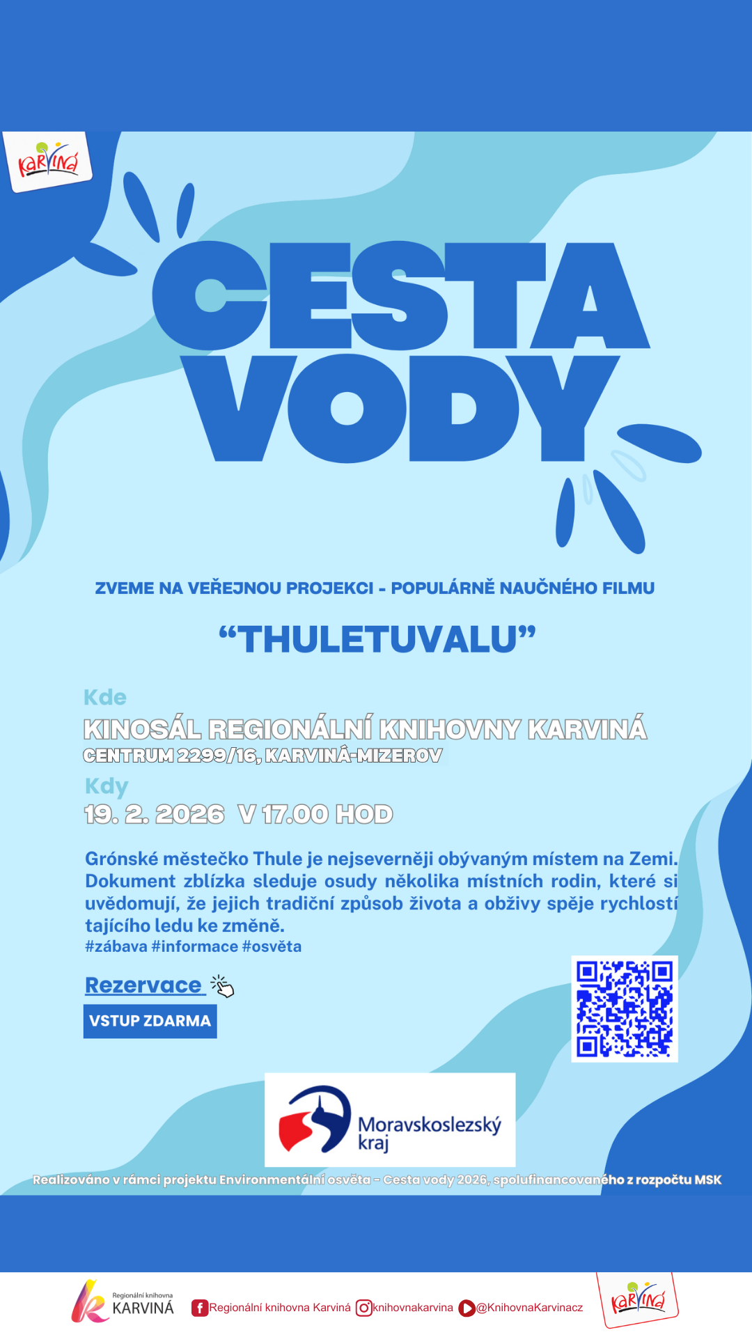 Cesta vody 2026: 