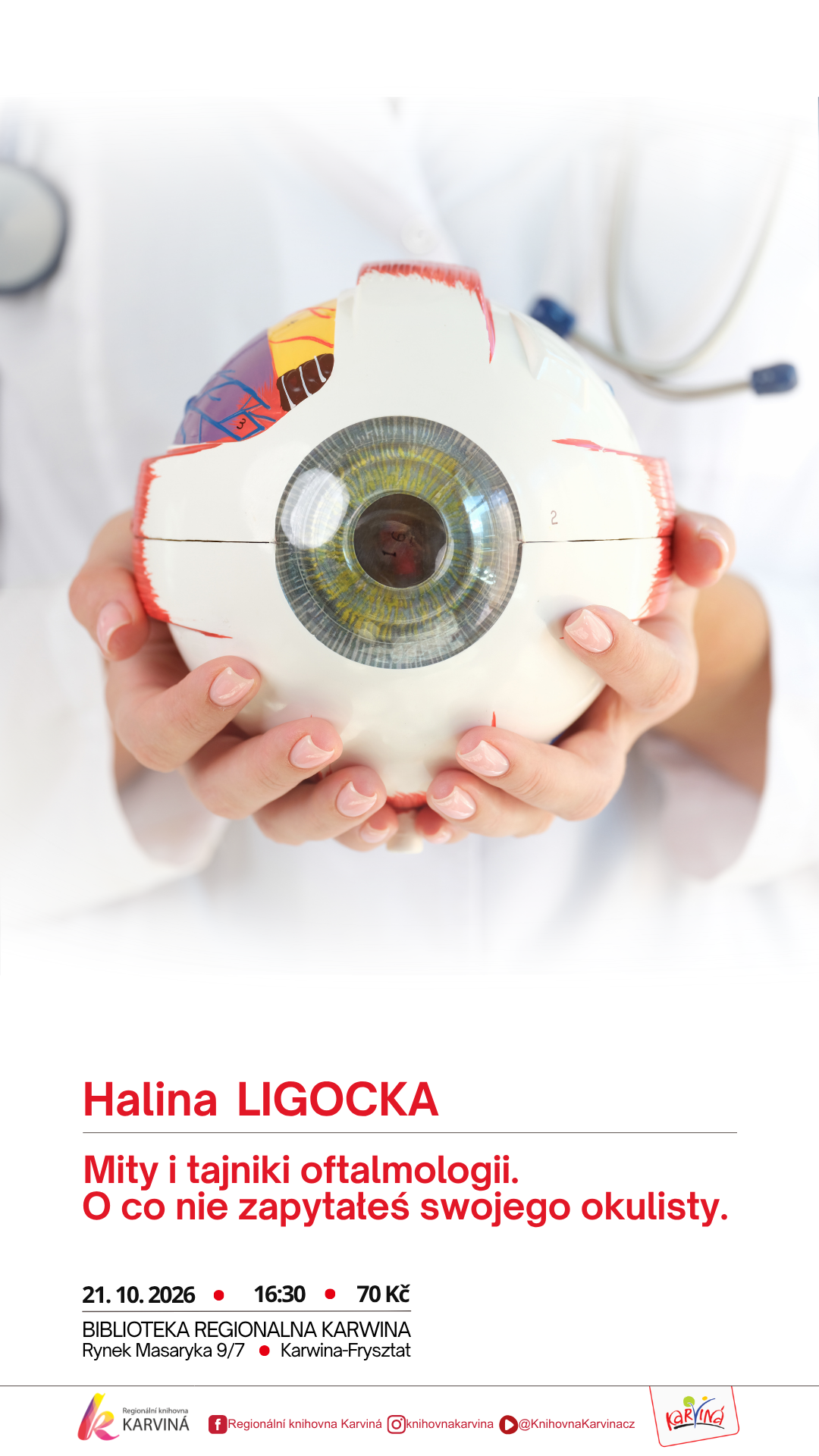 Halina LIGOCKA – Mity i tajniki oftalmologii. O co nie zapytałeś swojego okulisty.