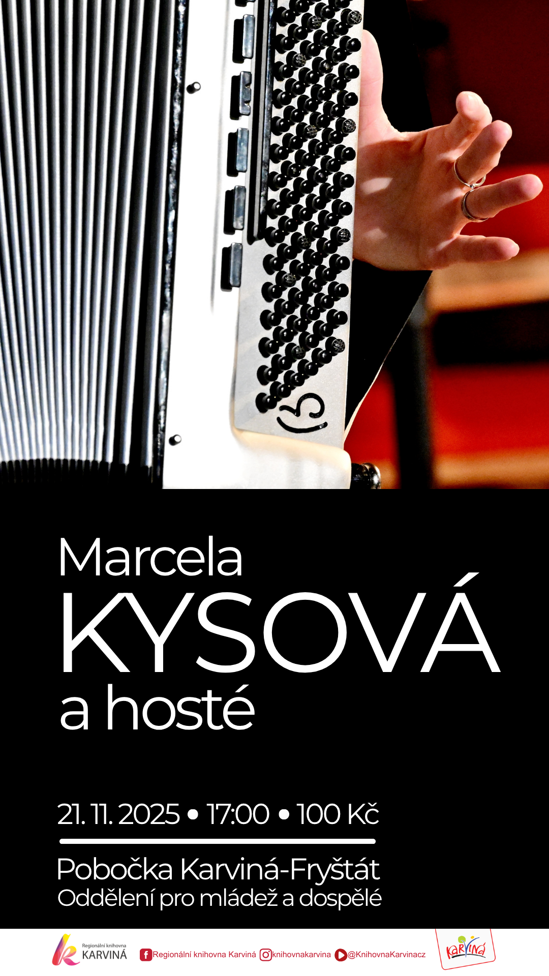 Marcela Kysová a hosté – koncert akordeonistky