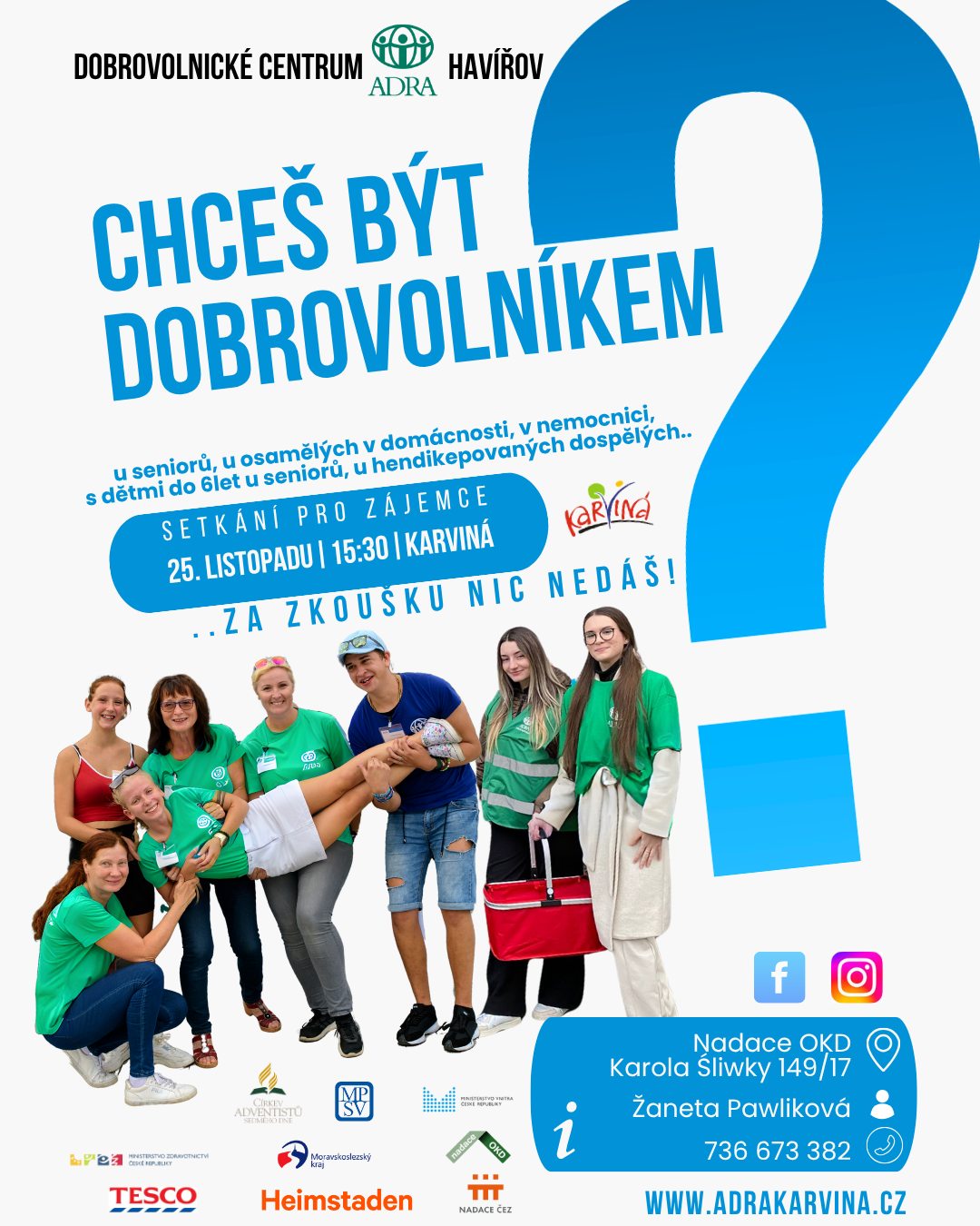 Setkání pro zájemce o dobrovolnictví