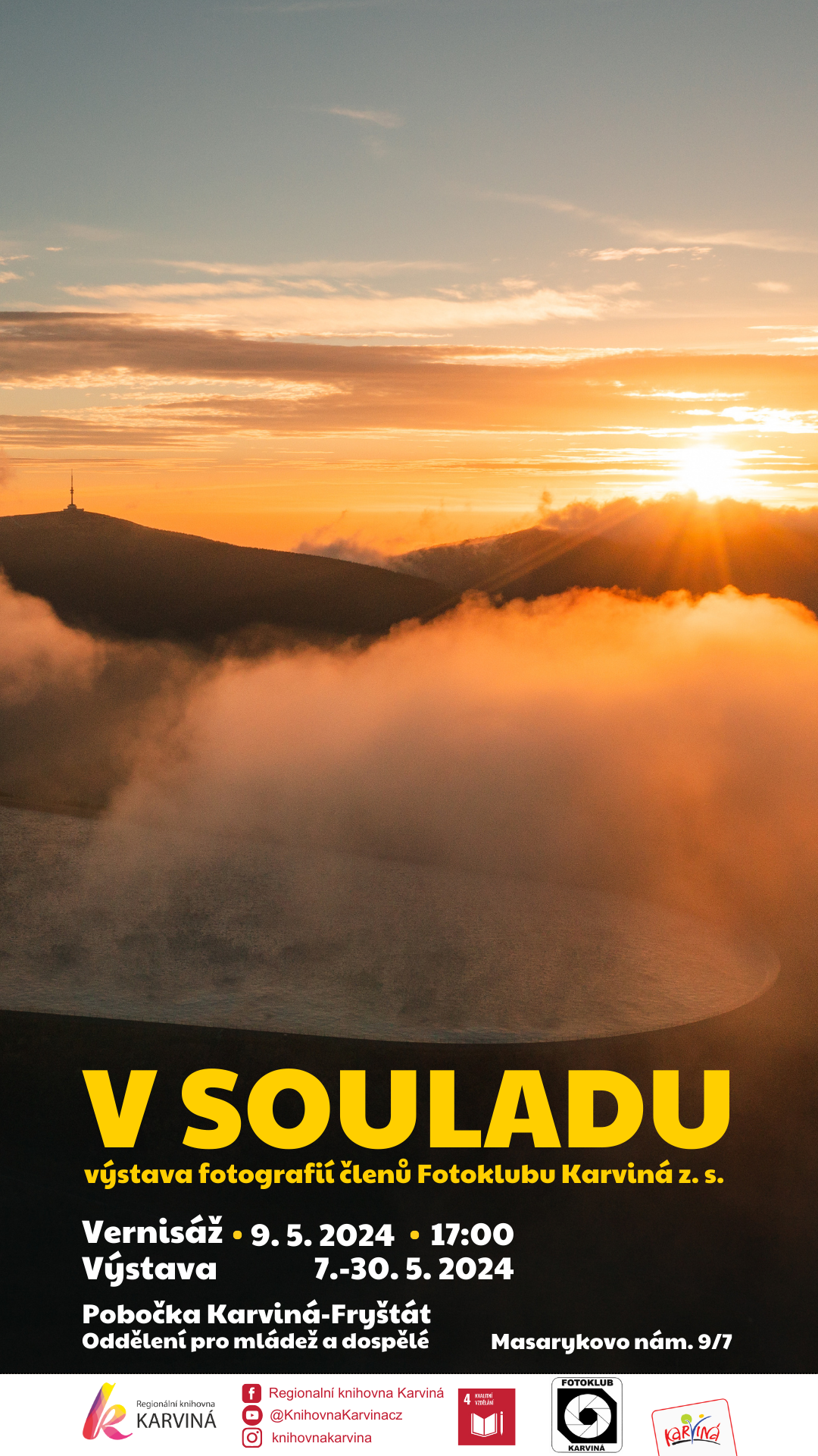 V souladu – výstava fotografií členů Fotoklubu Karviná z. s.