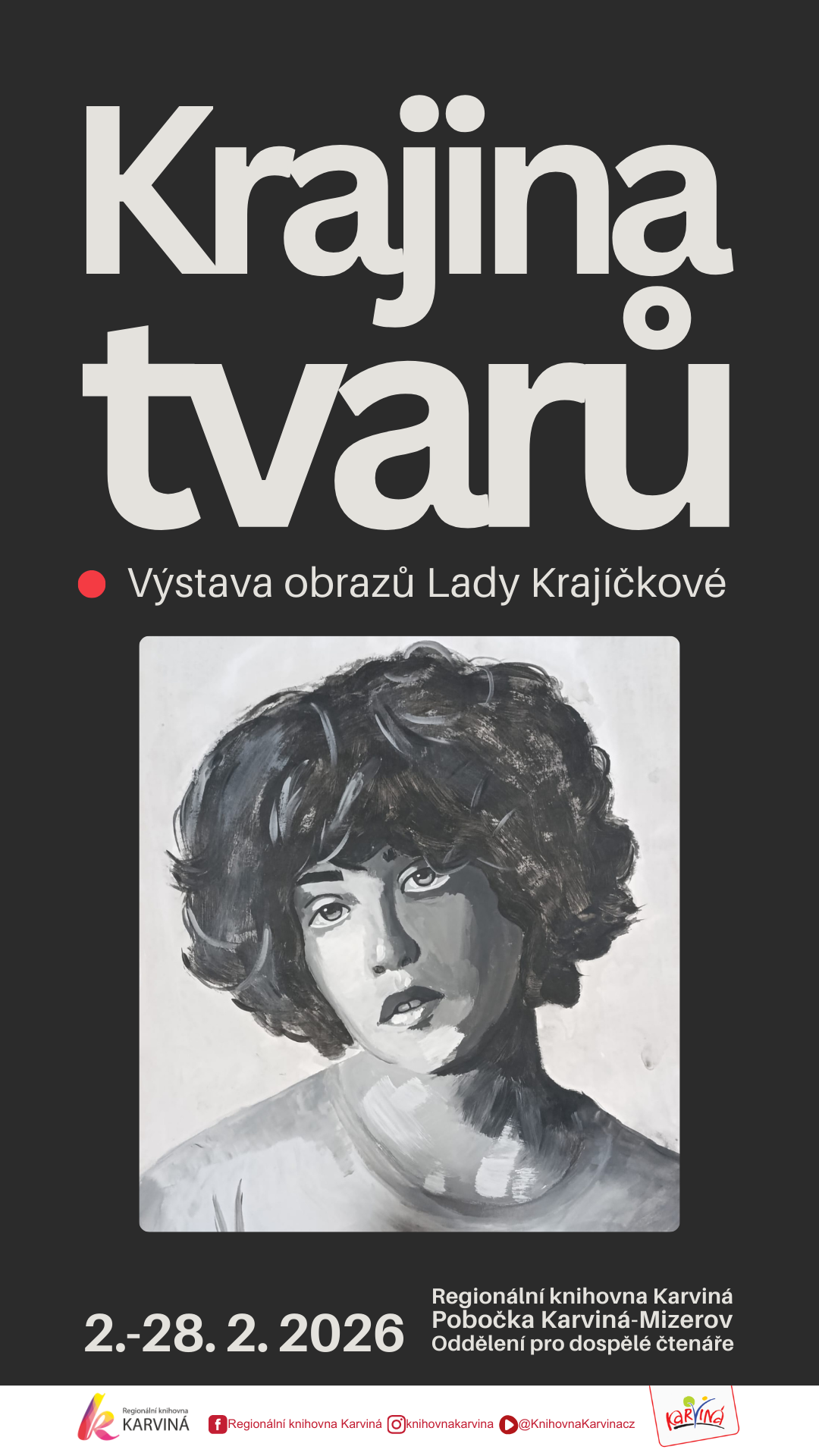 Krajina tvarů - výstava obrazů Lady Krajíčkové