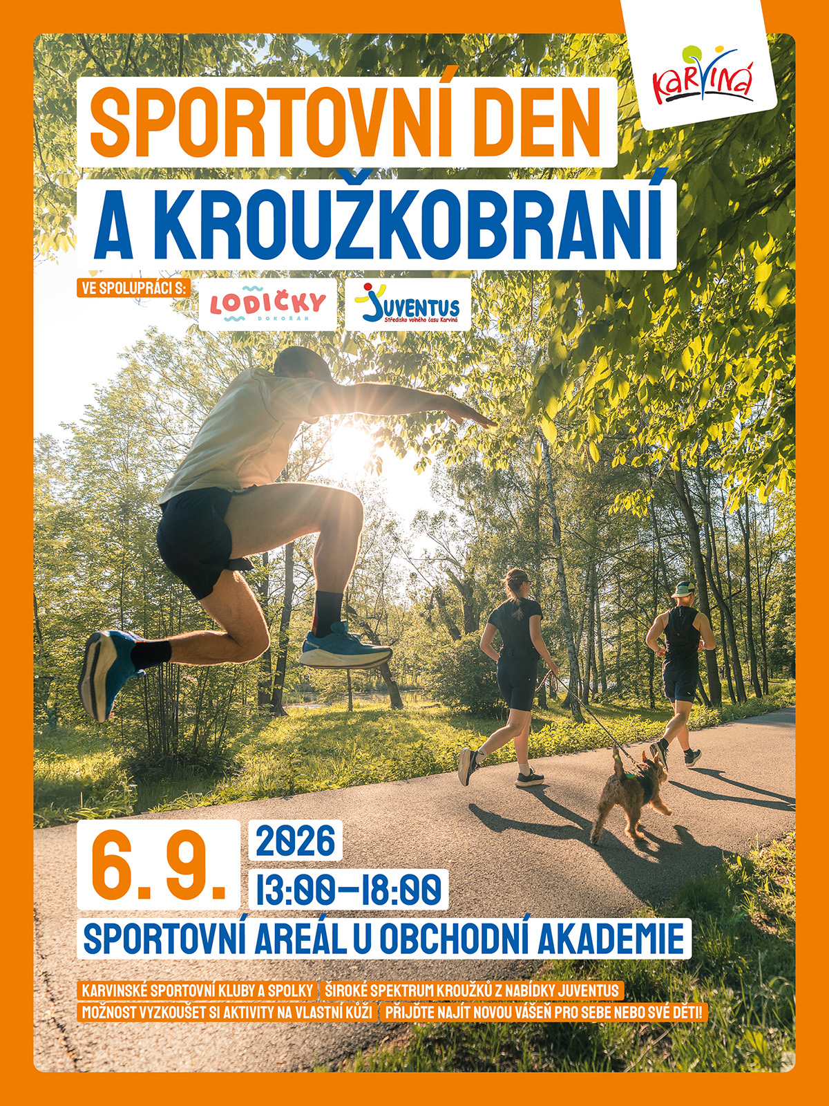 Sportovní den a Kroužkobraní