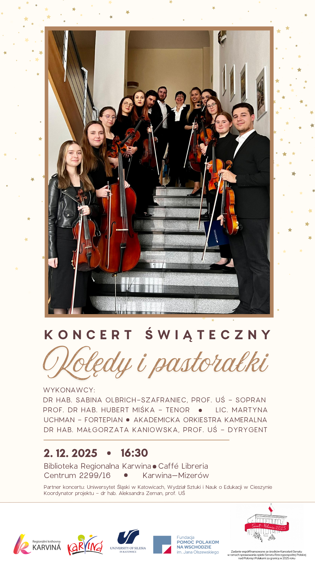 KONCERT ŚWIĄTECZNY – Kolędy i pastorałki