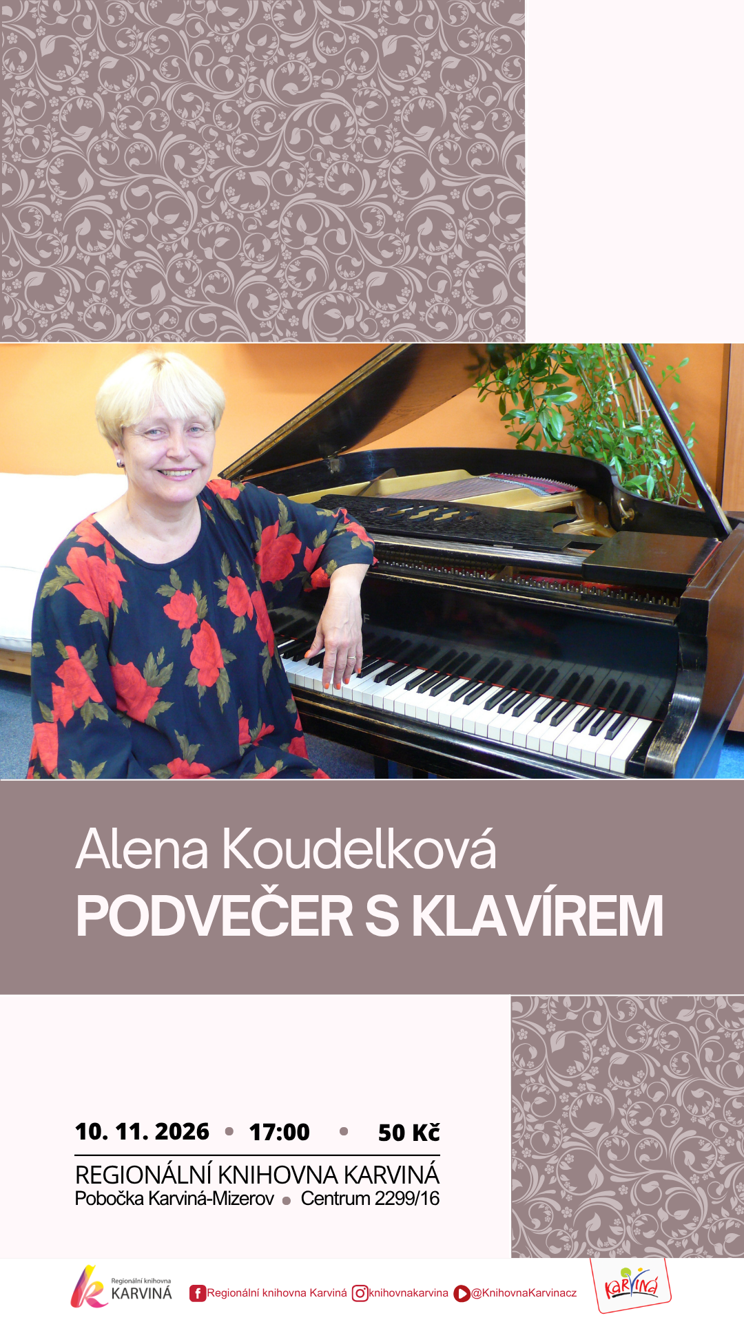 Alena Koudelková: Podvečer s klavírem